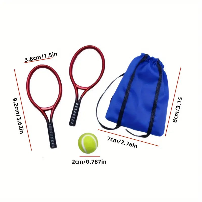 Elf Tennis Racket & Ball Set- Mini Sports Game
