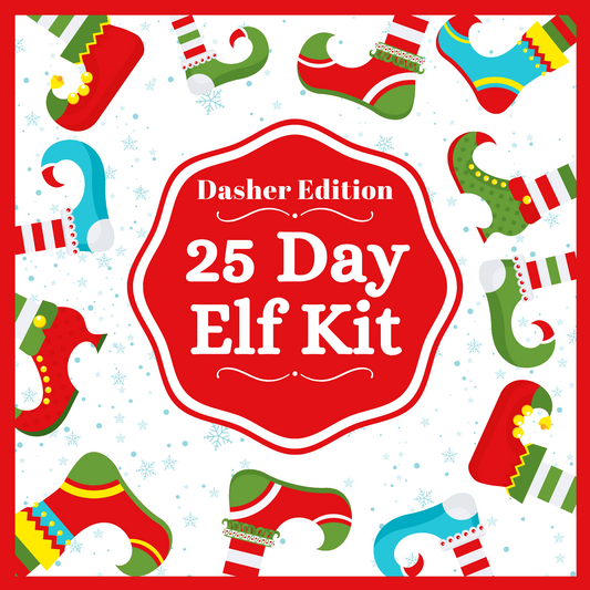 Ultimate Christmas Elf Kit- Props, Accessories & Ideas for Holiday Fun- Dasher Edition