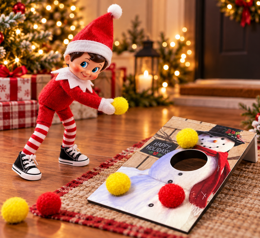 Elf Cornhole Set -Mini Toss Game