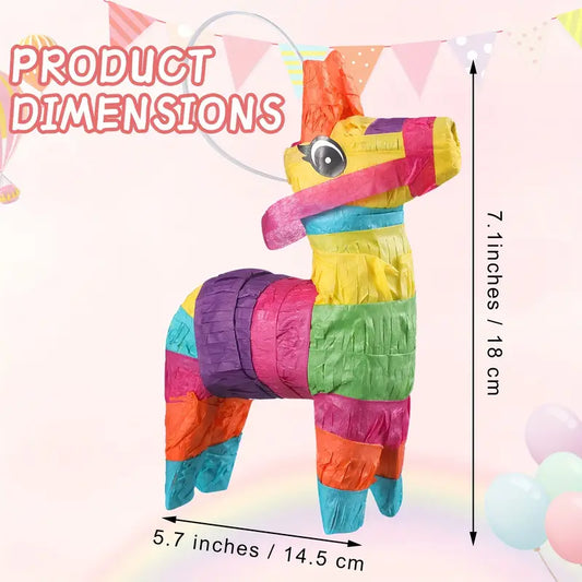 Mini elf piñata prop for Christmas elf doll setup.