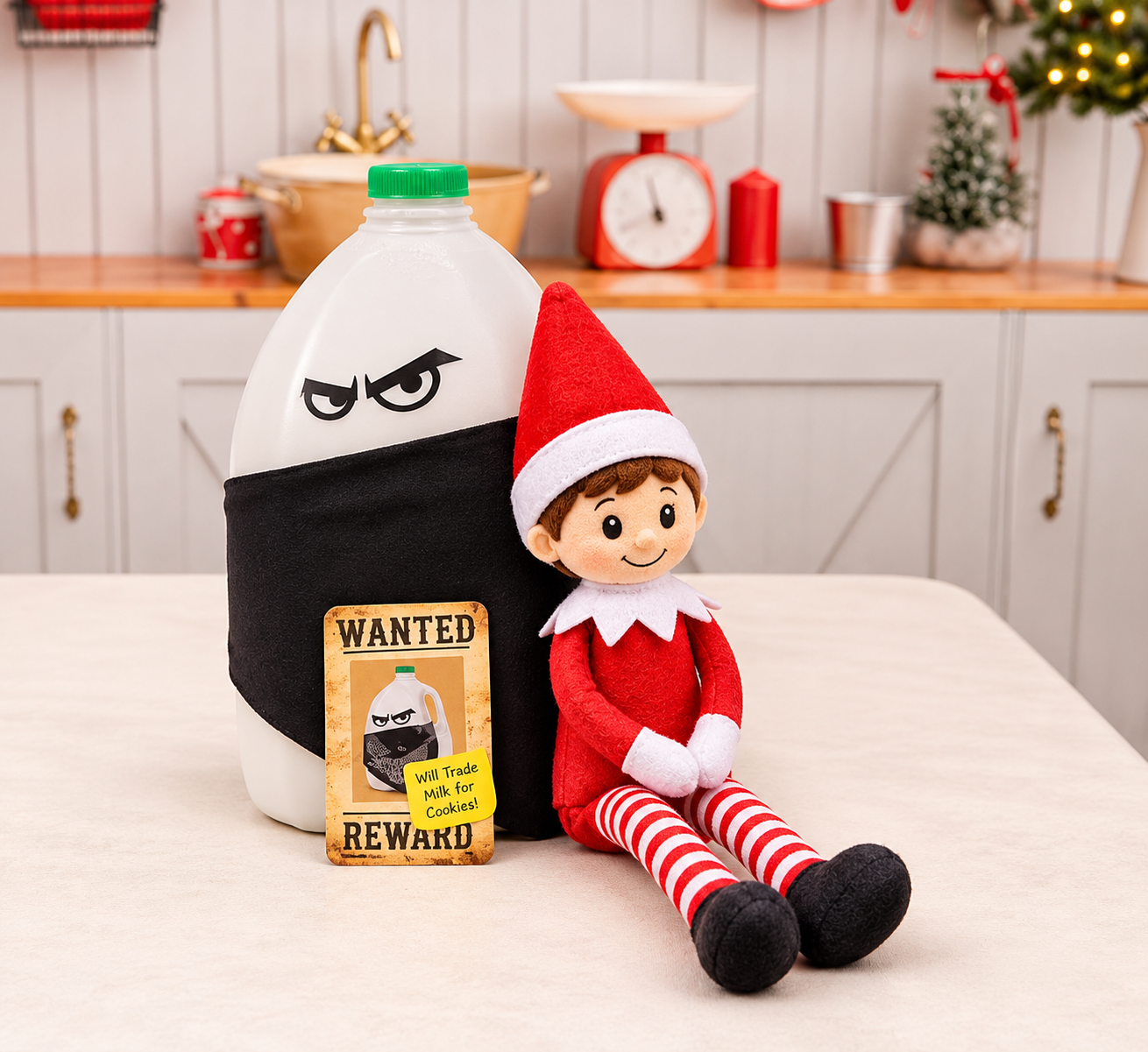 Milk bandit elf activity