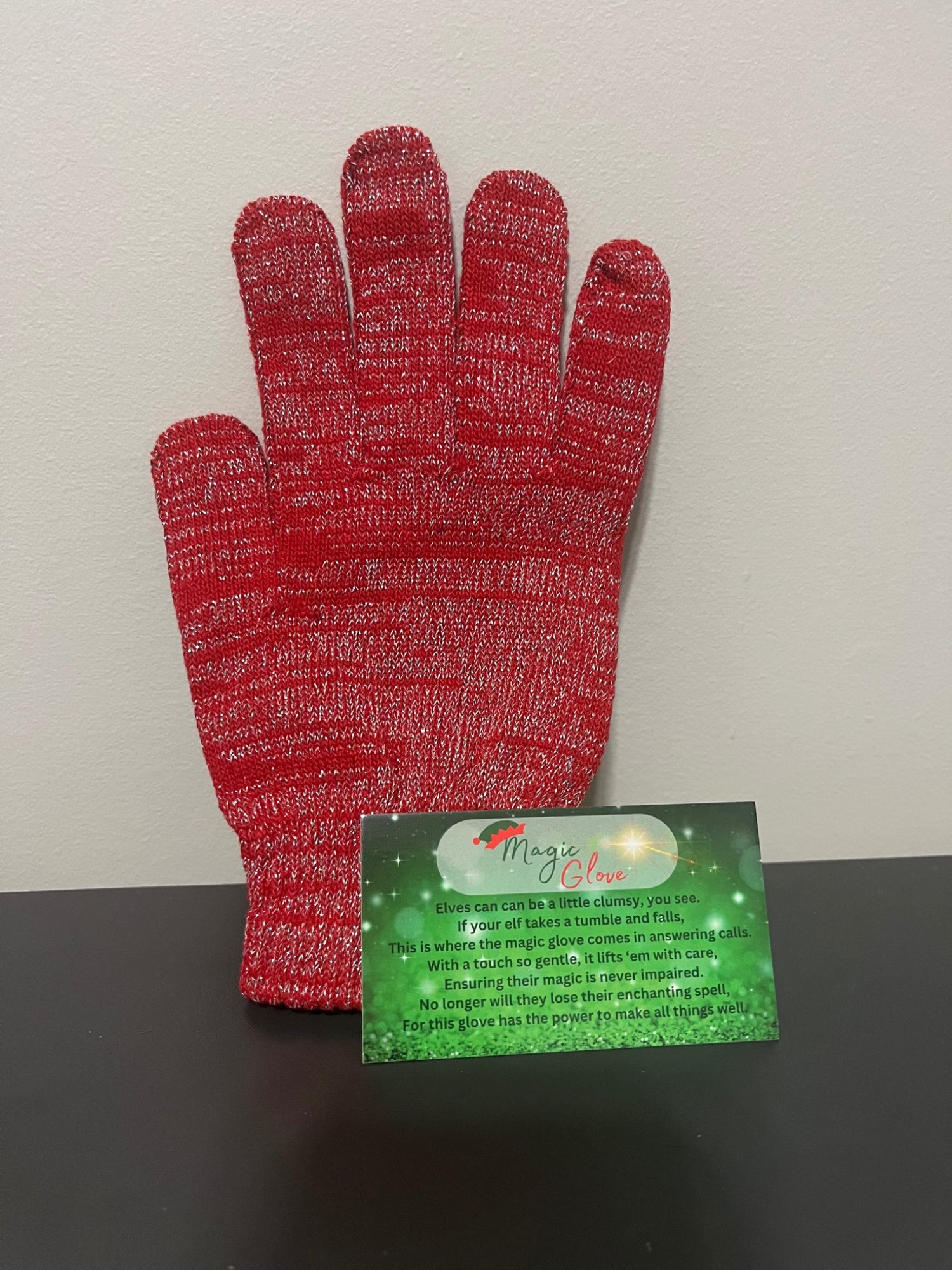 Elf Magic Glove with instruction card