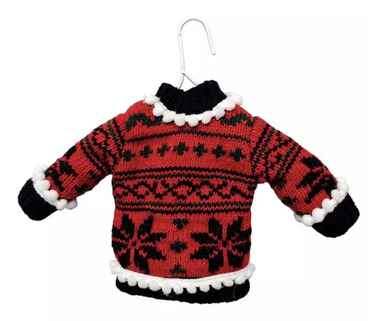 Elf Sweater Red/Black - Elf Antics